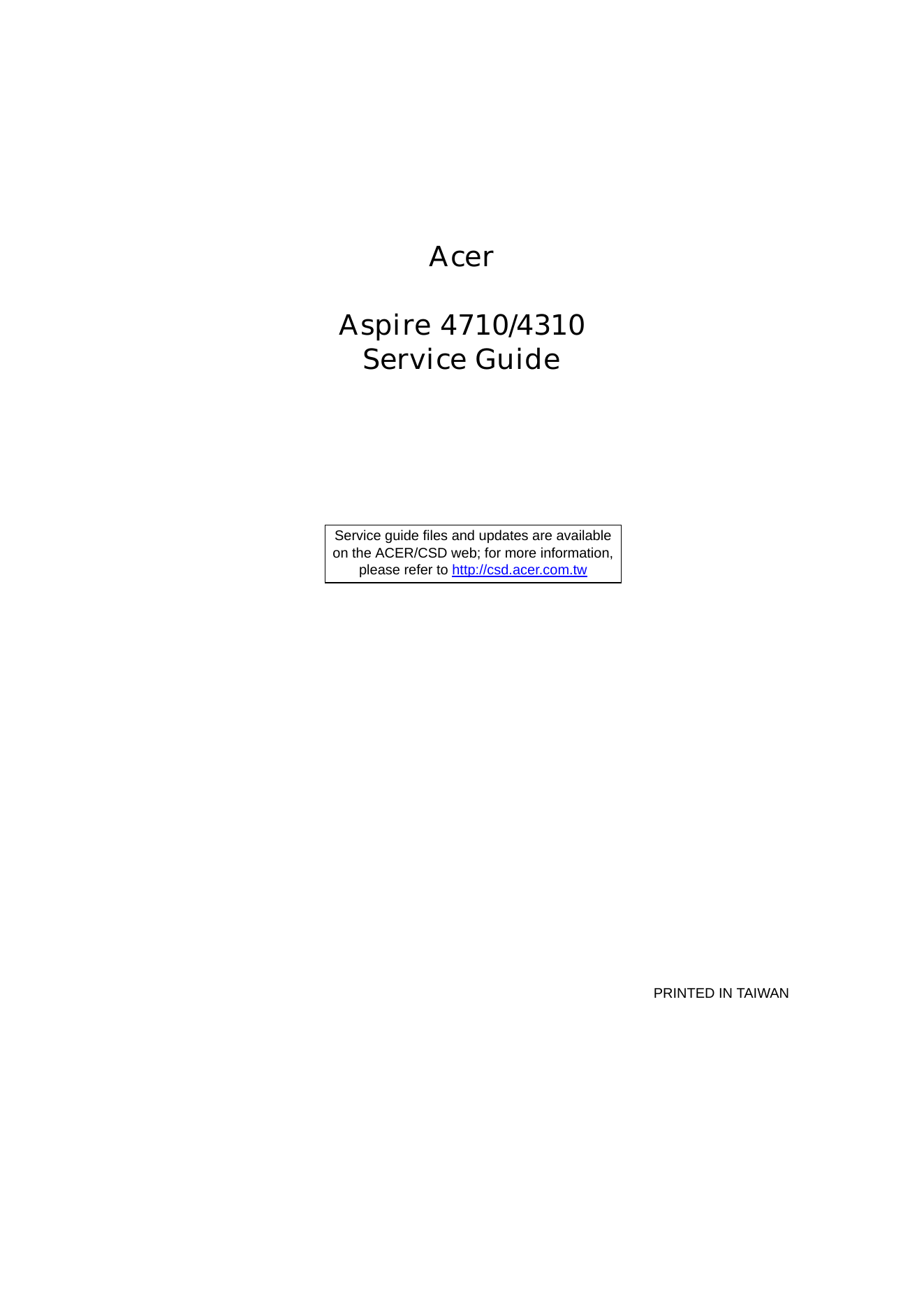 Acer Aspire 4710