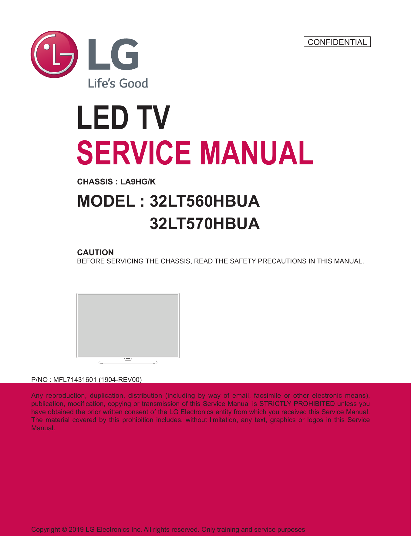LG 32LT560HBUA