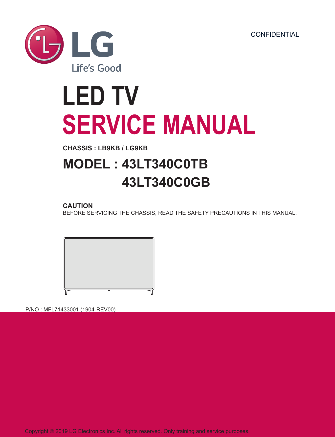 LG 43LT340C0TB/GB