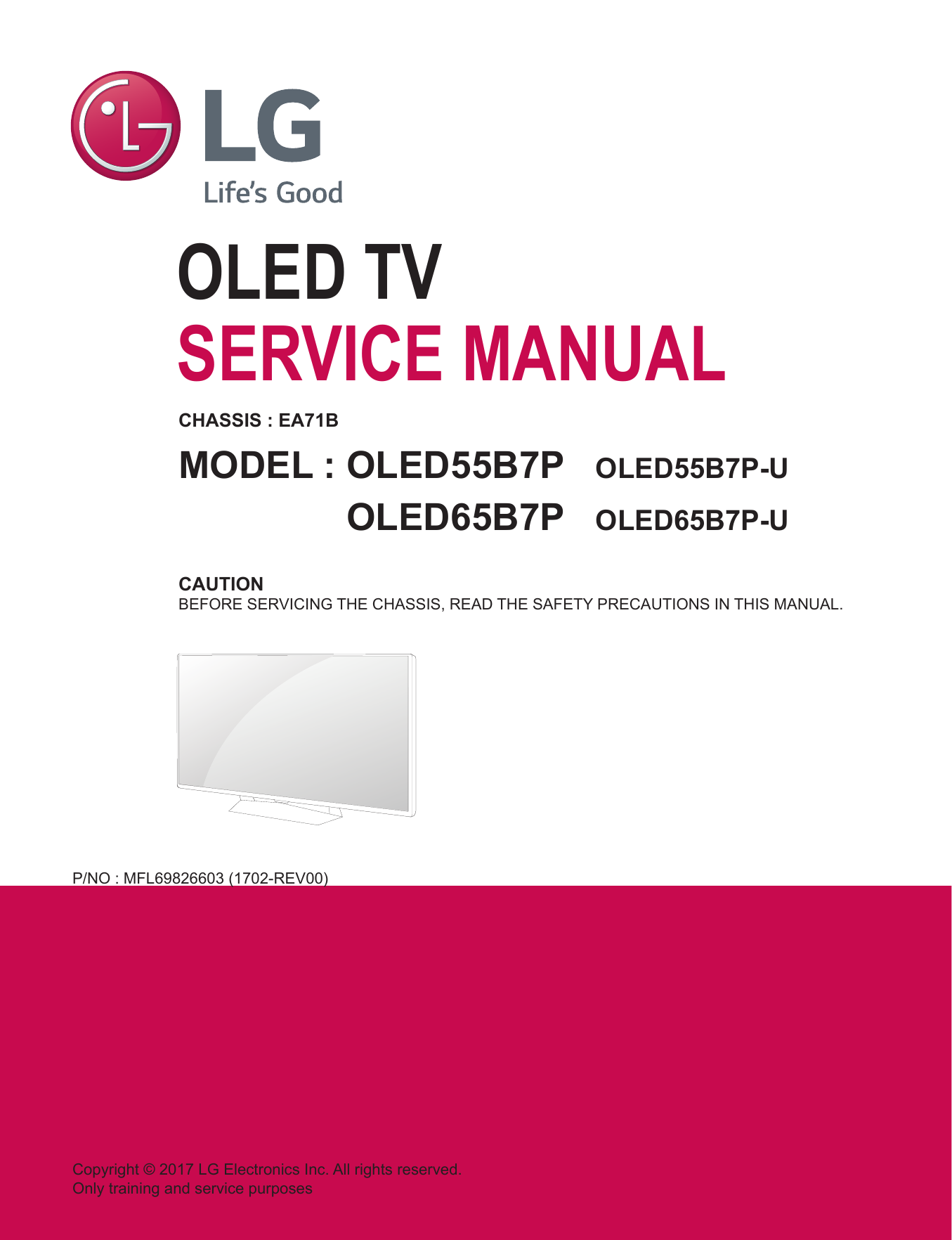 LG OLED55/65B7P